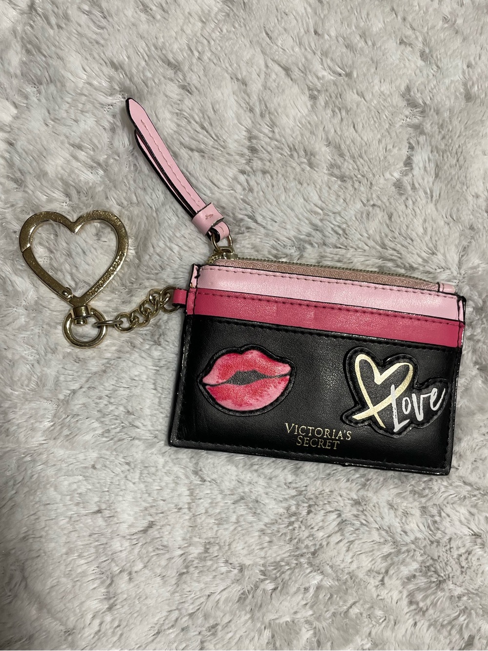 Victoria’s Secret Keychain Zip Cardholder